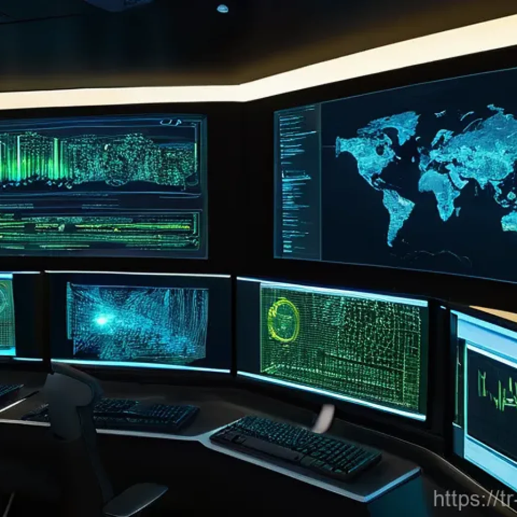 정보보안학 보안 시스템 구현 - **Prompt 1: The Evolving Face of Cyber Threats**
A highly detailed, cinematic wide shot depictin...