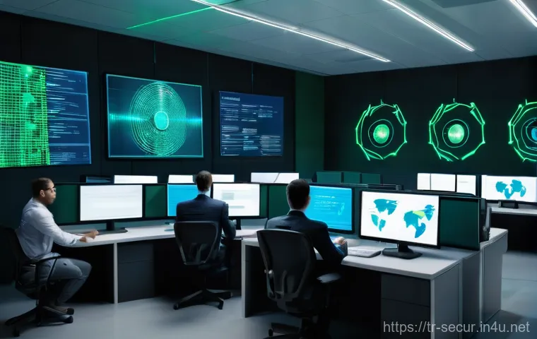 정보보안학 보안 시스템 구현 - **Prompt 2: Protecting Your Personal Data Like a Fortress**
    A vibrant, empowering medium shot of...